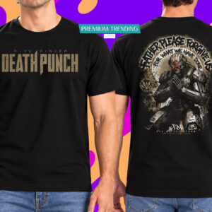 Five Finger Death Punch 20th Anniversary World Tour 2026 Forgive Us T-Shirt