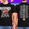 Five Finger Death Punch 20th Anniversary World Tour 2026 T-Shirt
