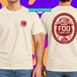 Foo Fighters Take Cover Tour 2026 Merch T-Shirt 2 Sided