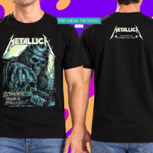 Metallica Sphere Las Vegas Sphere Skeleton King Oct 15&17 2026 T-Shirt