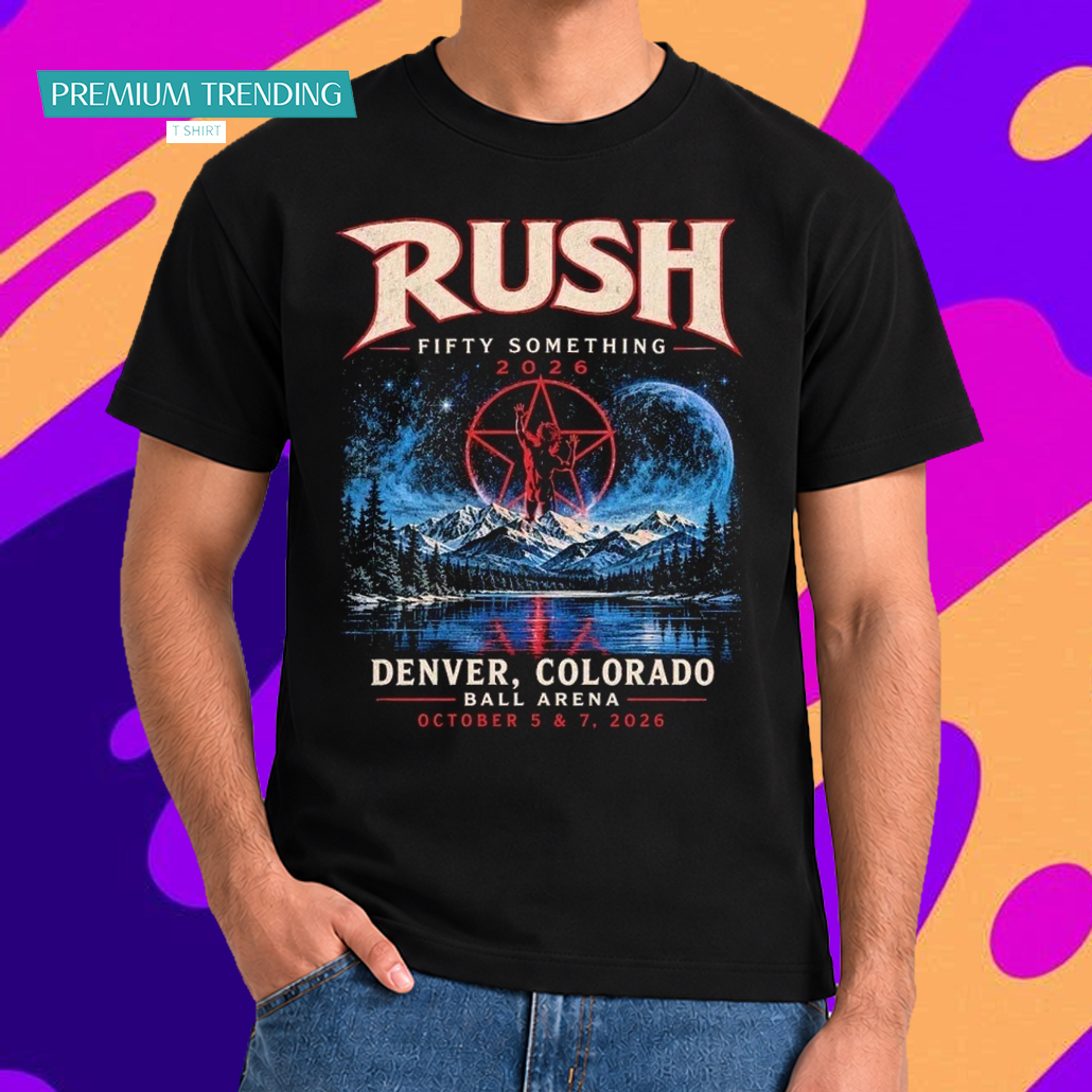 Rush Fifty Something Tour 2026 At Ball Arena T-Shirt